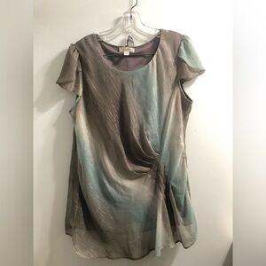 Dressbarn Taupe and Silver Dress